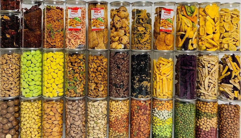 Bảo quản đồ ăn vặt - Trái cây sấy Hihofood